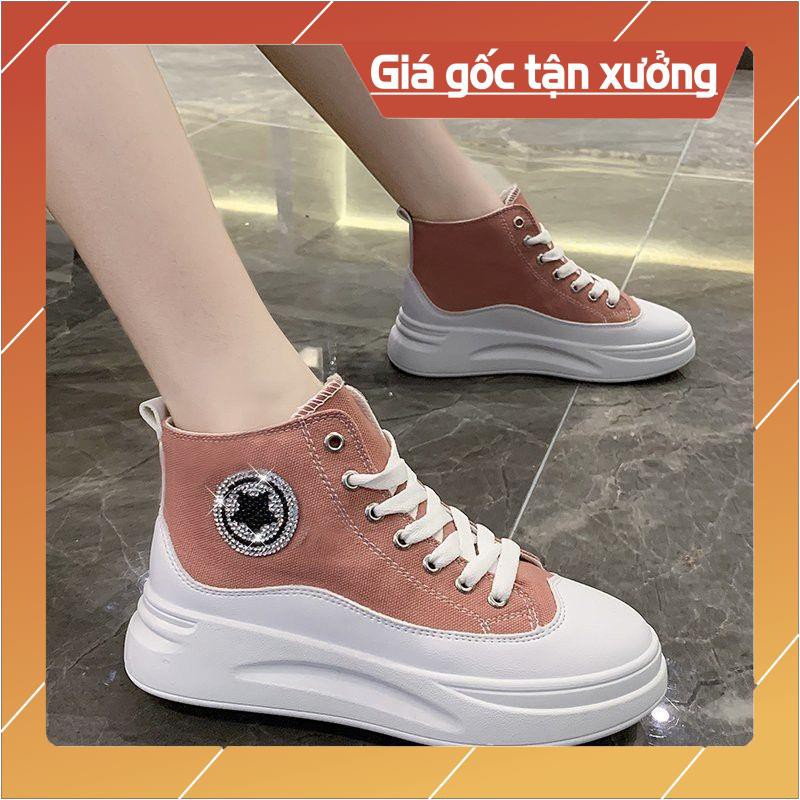 GIÀY VANS ulzzang NỮ CỔ CAO ĐẾ ĐỘN 4CM THỜI TRANG