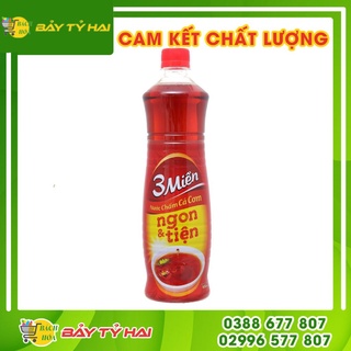 Nước mắm cá cơm 3 Miền chai 800ml