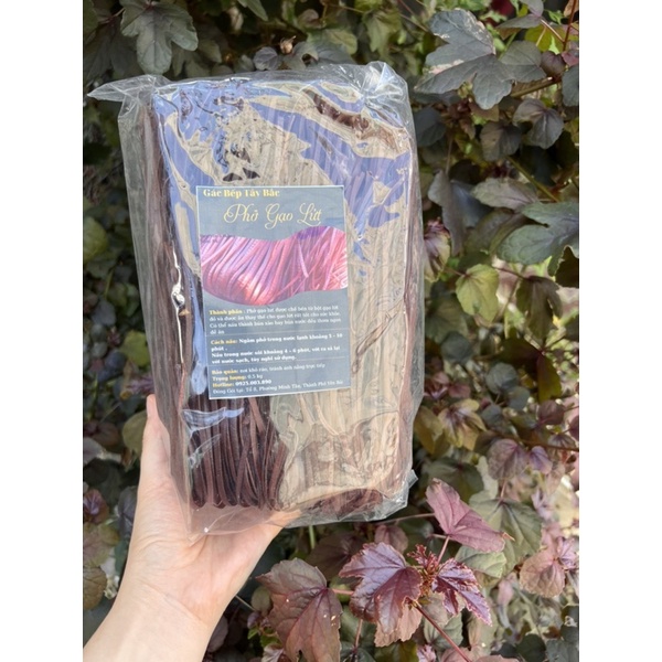 Bún, phở gạo lứt  gói 0.5kg ăn kiêng giảm cân healthy eatclean