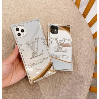 Ốp lưng iphone - Ốp iphone lv gương đính đá  ip /6/6plus/6s/6splus/7/7plus/8/8plus/x/xs/11/12/pro/max/plus/promax