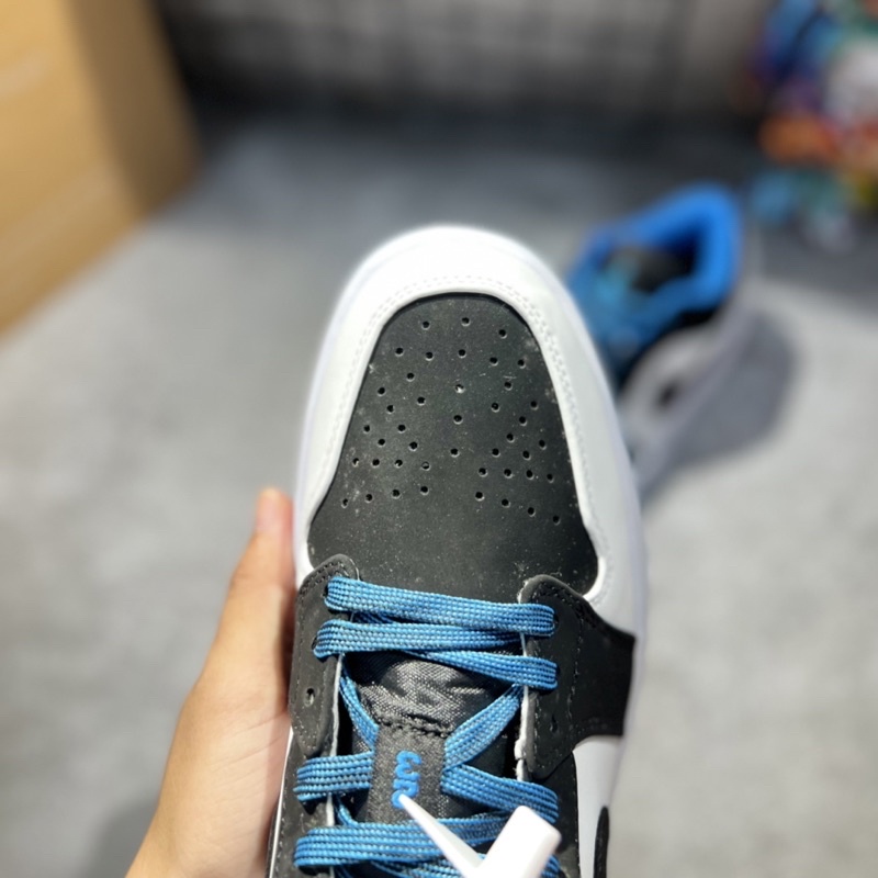 Giày Thể Thao Nam Nữ JD1 Low Xanh Đen Cổ Thấp DIAMOND Thời Trang Full Box Bill