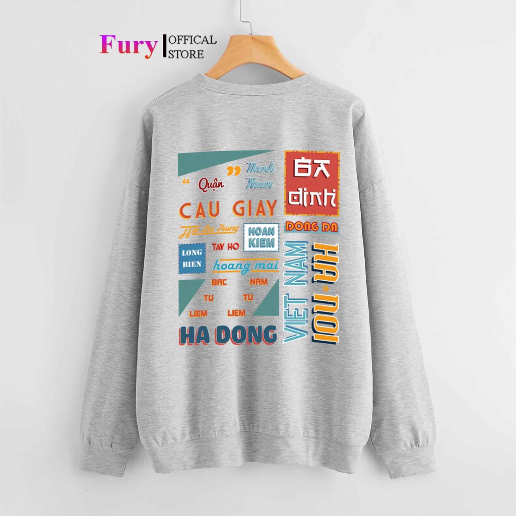 Áo sweater unisex  furystore  form rộng nam nữ vải chân cua nặng 600gr | BigBuy360 - bigbuy360.vn
