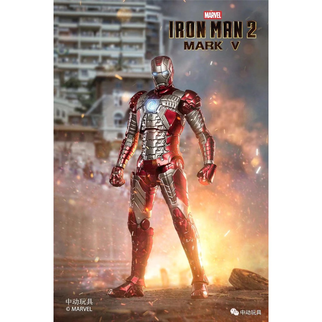 Mô hình ZhongDong ZD Toys Zdtoys Iron Man Mark V  Tỉ lệ 1:10
