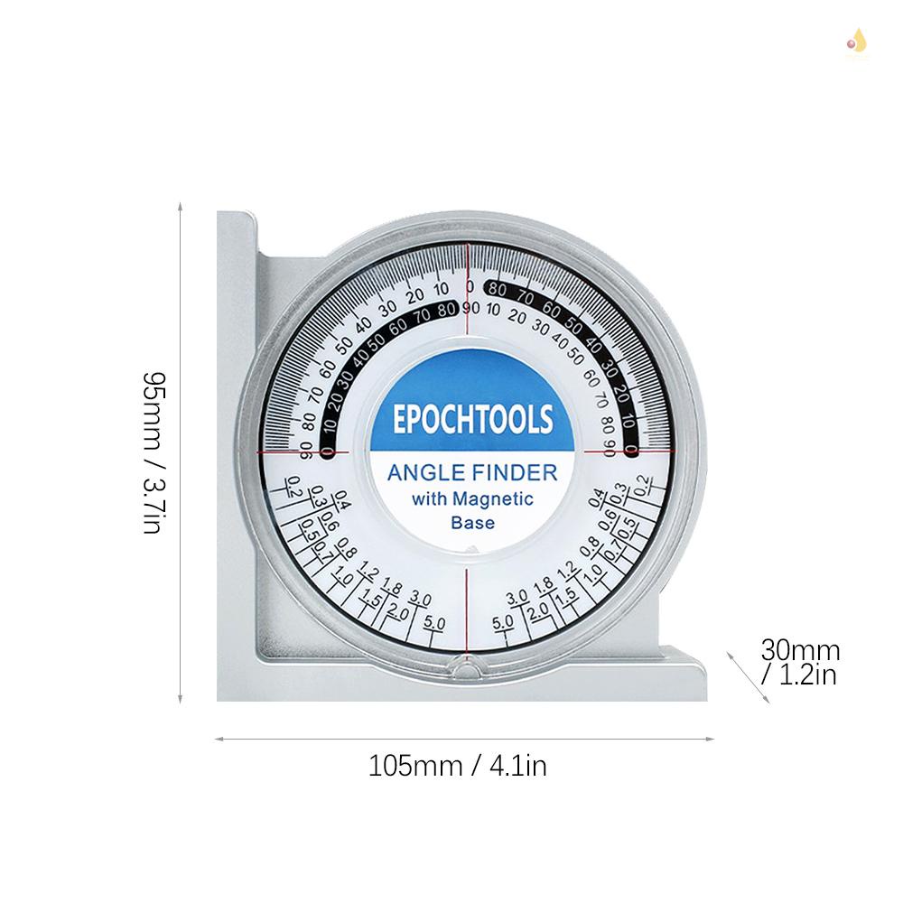 {mynivn} Máy Đo Góc Từ Tính Định Vị Mini Đo Độ Nghiêng Để Bàn Hai Mức Độ Comparison