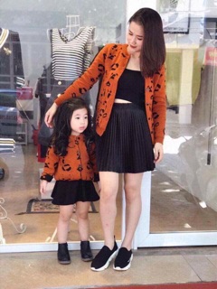 Set áo len cho mẹ và bé