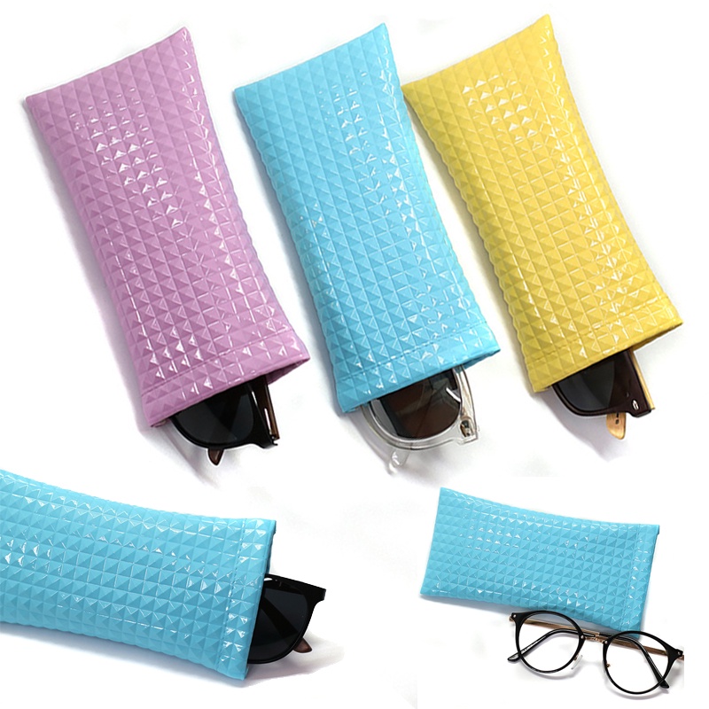 1 Túi Đựng Mắt Kính Bằng Da PU Thời Trang Ốp