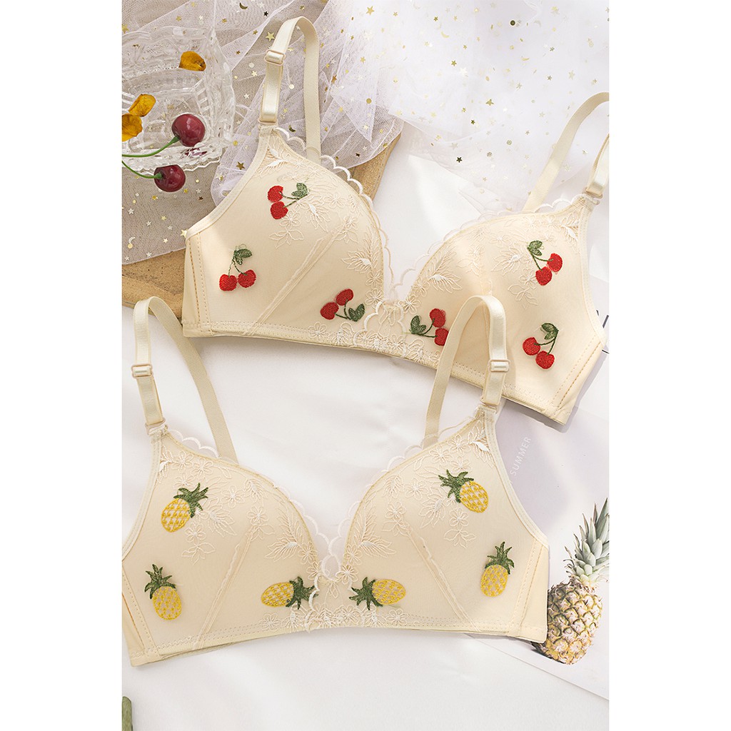 Áo ngực su đúc không gọng đệm mỏng pha ren, áo lót thêu cực quyến rũ AR//56 | BigBuy360 - bigbuy360.vn