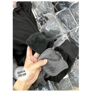Quần nỉ lót lông dày ấm