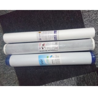 Bộ sản phẩm 3 lõi lọc thô số 1,2,3 20inch, dùng lọc nước sinh hoạt