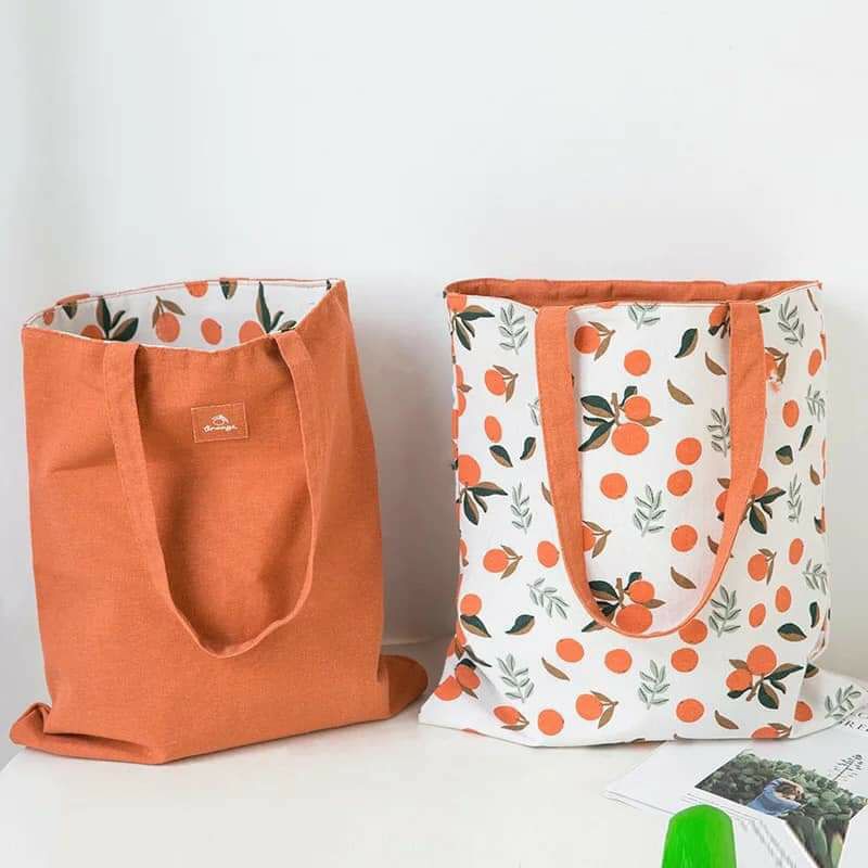 Túi tote canvas 2 mặt