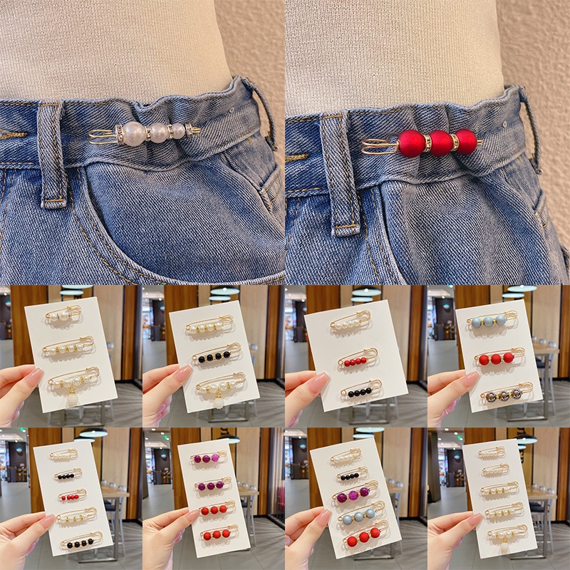 Set 2/12 Ghim Cài Áo Đính Ngọc Trai Cao Cấp Phong Cách Hàn Quốc