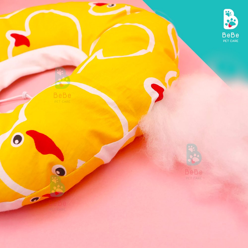 [Siêu Xinh] Vòng Cổ Chống Liếm Hỗ Trợ Thú Cưng Phục Hồi Cực Kỳ Dễ Thương - Chiếc Gối Ngủ Đi Khắp Thế Gian Của Các Boss