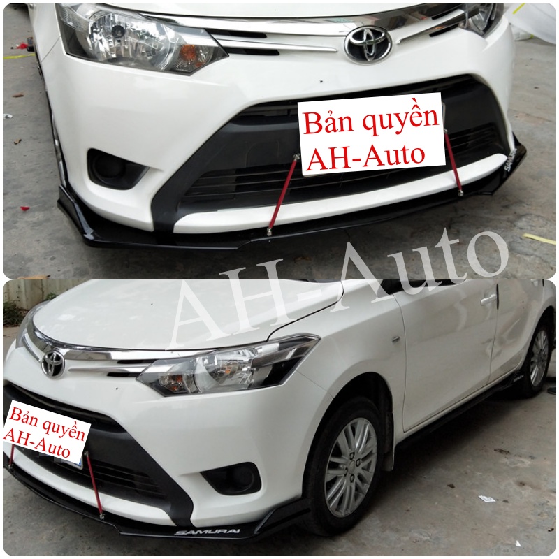 Lip Trước,Cản Trước Thể Thao Yaris Nhựa ABS Cao Cấp Chống Va Đập Tốt Phía Dưới Có Gân Tăng Cứng