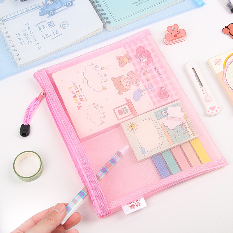 Túi Lưới Đựng Tài Liệu Khổ A4 / A5 / A6 Tiện Lợi