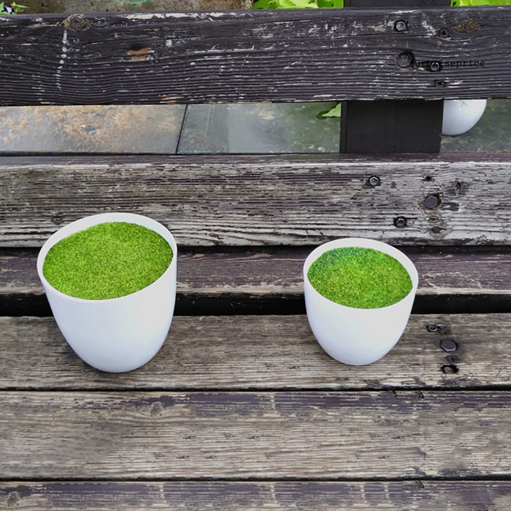 Chậu hoa bằng nhựa hình tròn dễ thương xinh xắn