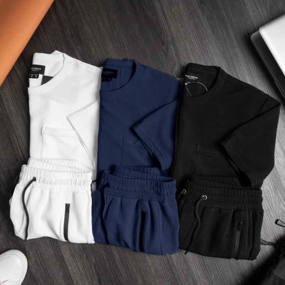 Bộ Quần Áo Thể Thao Nam Mặc Nhà Mẫu Mới Chất Vải Cotton Xốp Kèm Ảnh Thật KSS299