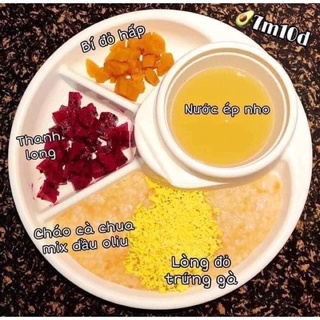 Khay Tròn Ăn Dặm Kiểu Nhật BLW