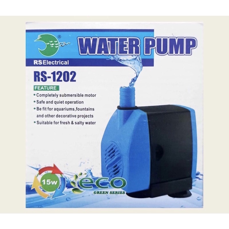 Máy Bơm Chìm Cho Hồ Cá Cảnh RS-1202 | Công Suất 15W