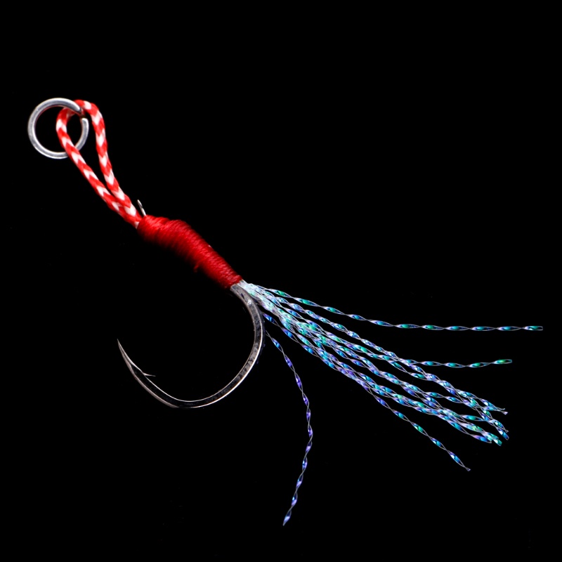 Mồi Câu Cá Giả Gắn Lông Vũ Kèm Móc Câu Mới