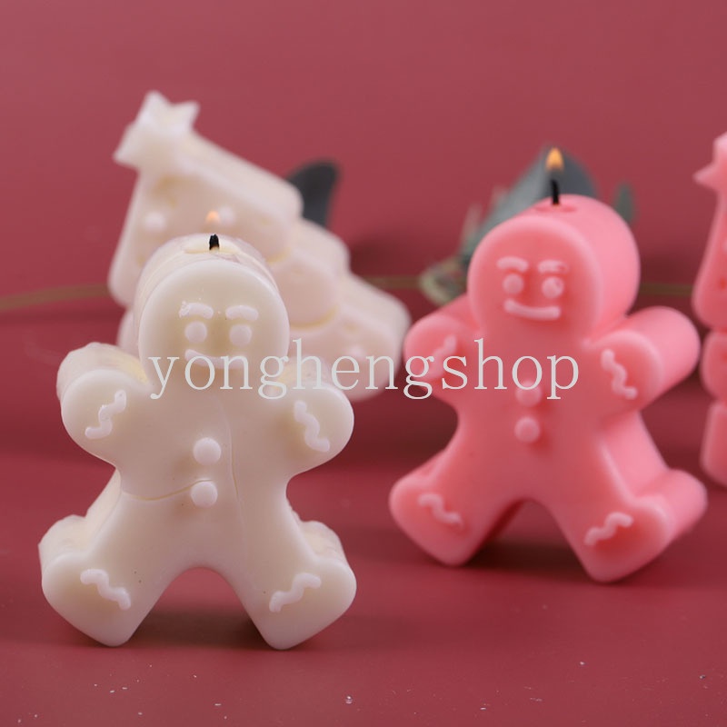 Khuôn Silicone Làm Bánh Hình Người Bánh Gừng Độc Đáo