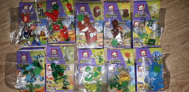 Sét lắp ráp LegoPlants War Zombies JX049 có trên 250 chi tiết