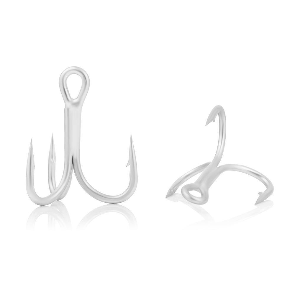 Gofidin 5 Móc Câu Cá Ba Lưỡi Siêu Sắc Chống Rỉ Sét Chất Lượng Cao