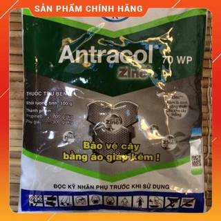 Combo thuốc đặc trị thối do vi khuẩn Staner 1 gói và 1 gói đặc trị nấm Antracol.