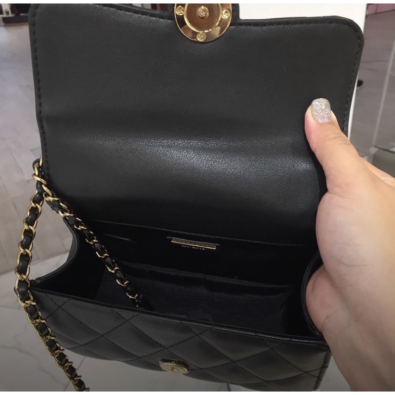 Túi lyn rena khoá tròn kẹp nách đeo chéo