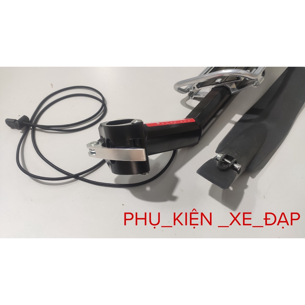 Gác baga nhôm xe đạp bắt cọc yên kèm rè - Rẻ nhất