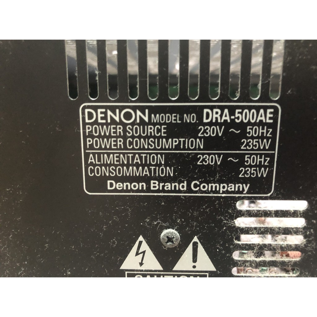 Amply denon DRA-500AE