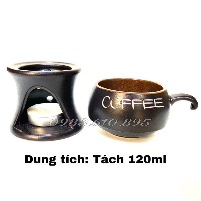 🍀Gốm Sứ Bát Tràng🍀Bếp đốt, hâm nóng cà phê | BigBuy360 - bigbuy360.vn