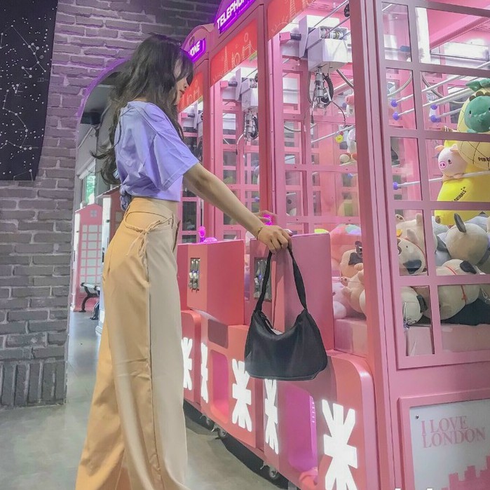 Quần ống rộng khoét eo siêu sexy phong cách thời trang mới , chất kaki mềm đt | BigBuy360 - bigbuy360.vn