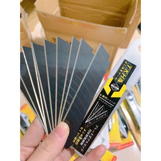 HỘP 10 LƯỠI DAO RỌC GIẤY NHẬT ( 6k - 1 lưỡi)