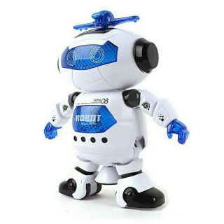 Robot biết nhảy và hát xoay 360 độ