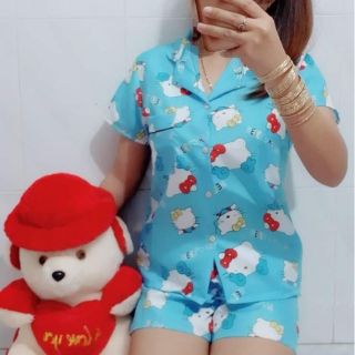 Đồ bộ kate thái cộc đùi tổng xả kho