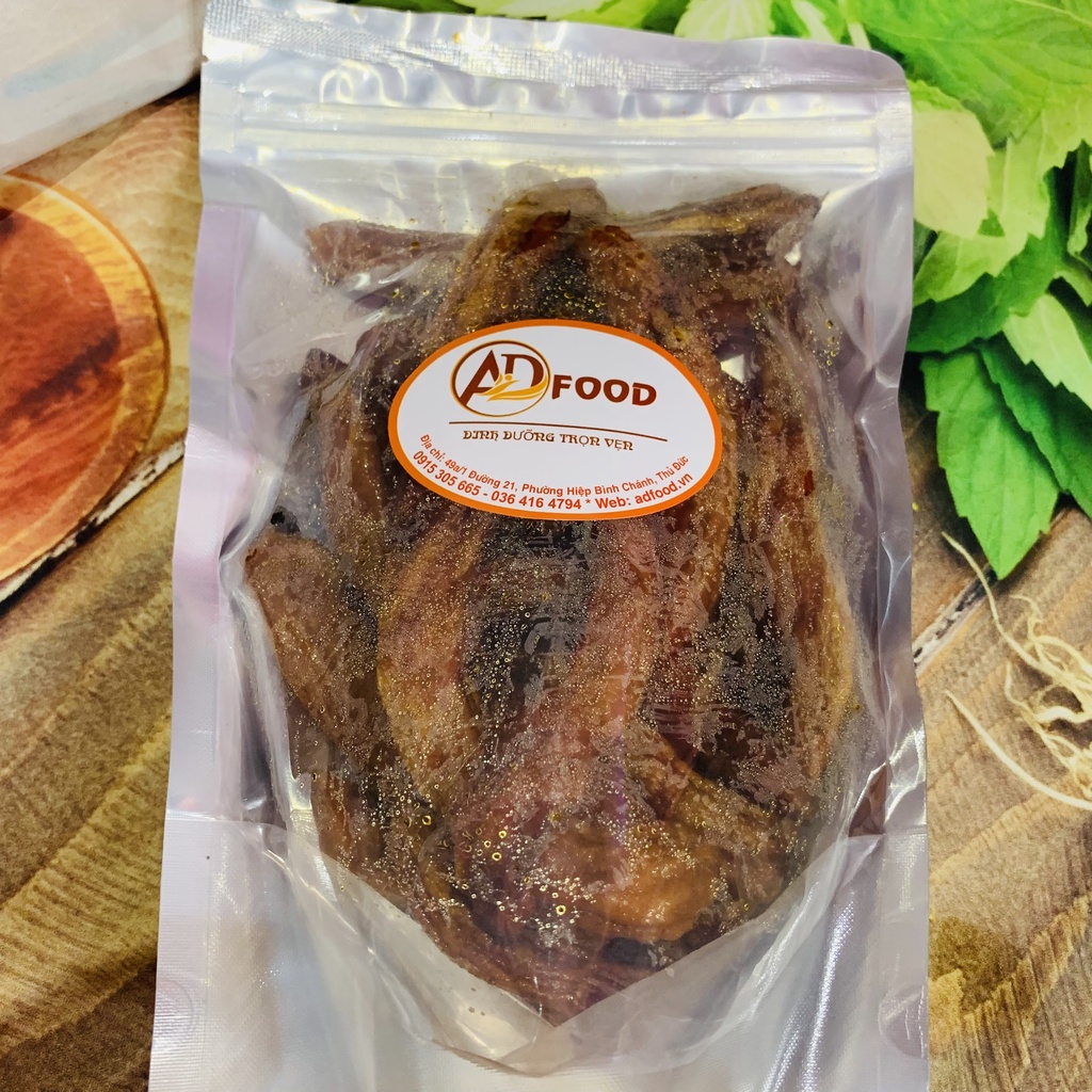 500gr chuối dẻo nguyên trái thơm ngon ăn là mê