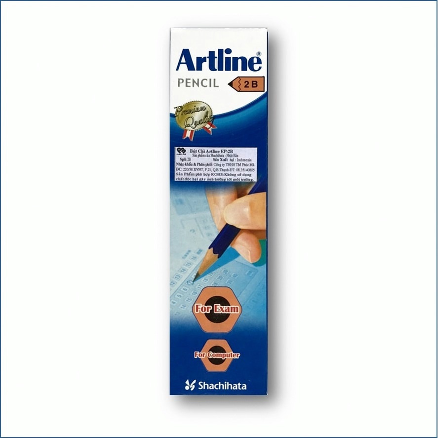 Hộp 12 Cây Bút Chì Gỗ Nhật Bản Artline EP-2B