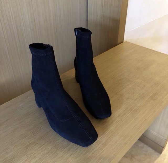 [ ORDER- SẴN 1 NÂU TRƠN 35] Boot da trơn & da lộn (Ảnh thật) | BigBuy360 - bigbuy360.vn