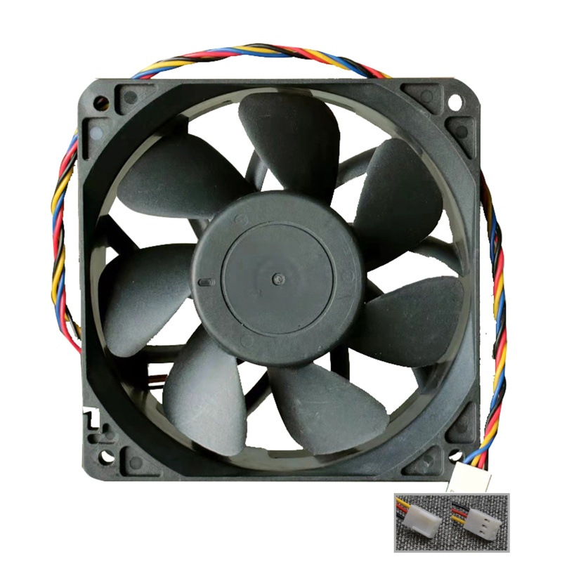 Quạt Tản Nhiệt Không Chổi Than YXA 6000Rpm QFR1212GHE Miner 4P 12V 2.7A