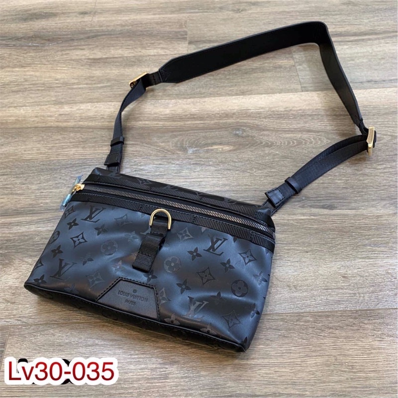 Túi Đeo Chéo LV da trơn bóng cao cấp chống xước chống nước - Túi LV nam nữ.