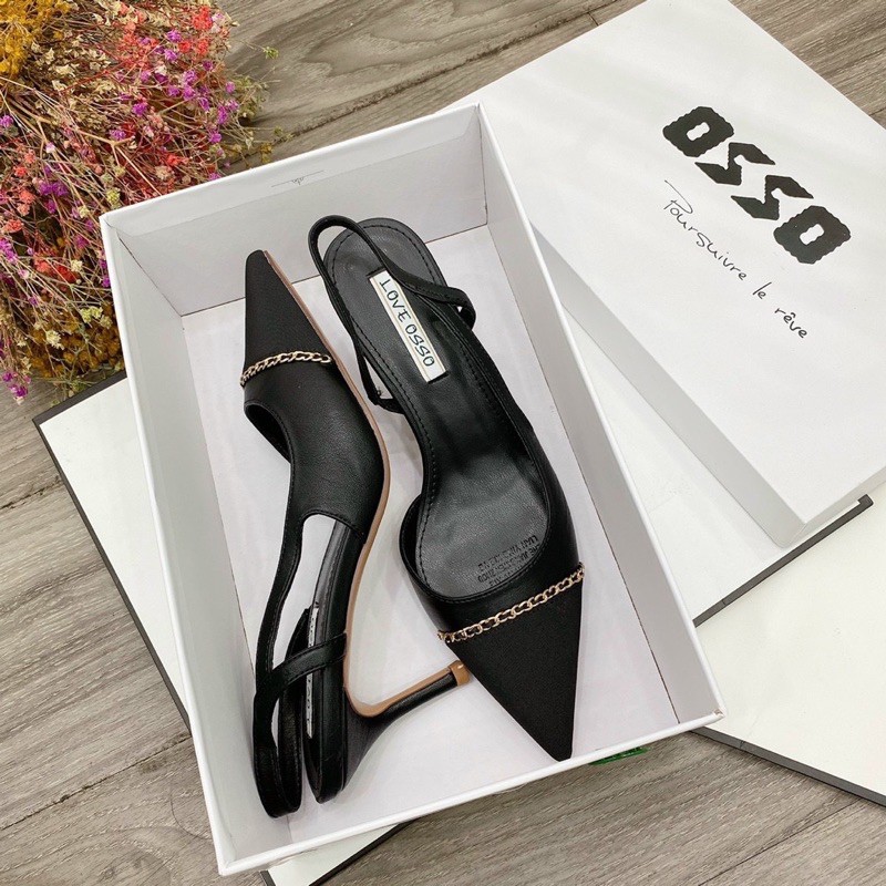 Sandal bít mũi viền xích hàng cao cấp chuẩn Fullbox