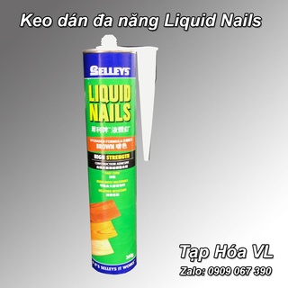 Keo dán đa năng Selleys Liquid Nails ( dán phào chỉ, gỗ, kim loại, nhựa, sứ...)