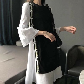 Set váy áo len siêu xinh