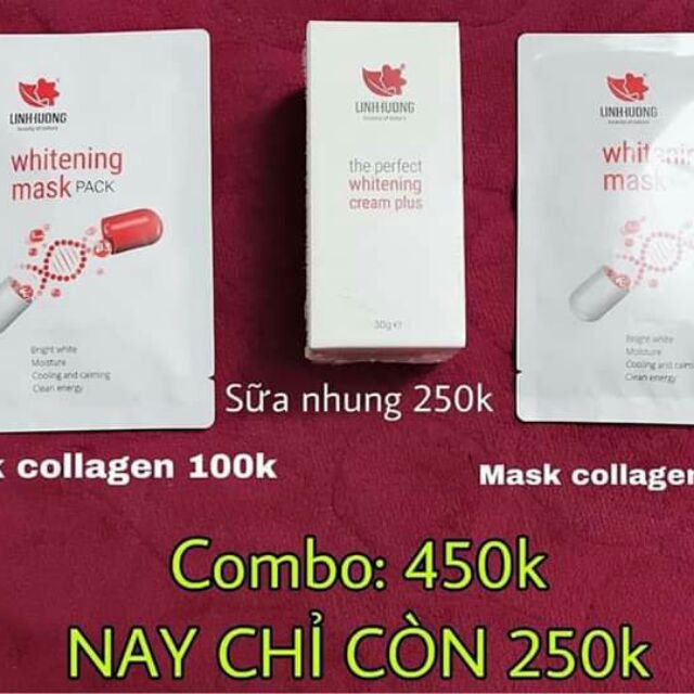 Combo dưỡng trắng da