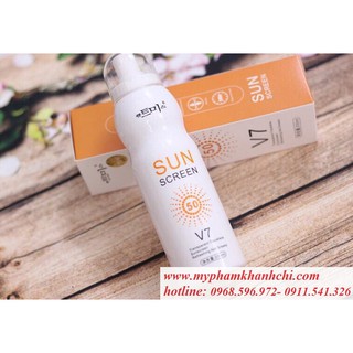 Xịt chống nắng sunscreen V7 spf 50+