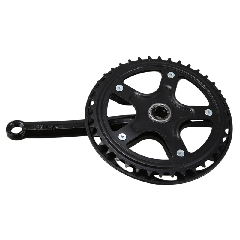 Bike Crankset 40T Single Speed Crankset Bicycle Chainring for MTB BMX Folding Bike