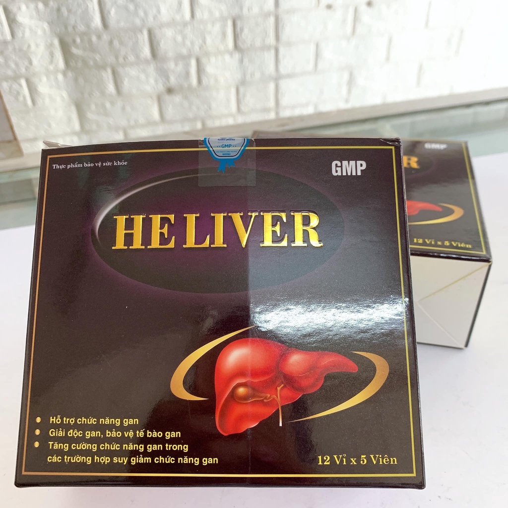 BỔ GAN HELIVER - HỖ TRỢ TĂNG CƯỜNG CHỨC NĂNG GAN, BẢO VỆ TẾ BÀO GAN, THANH NHIỆT GIẢI ĐỘC