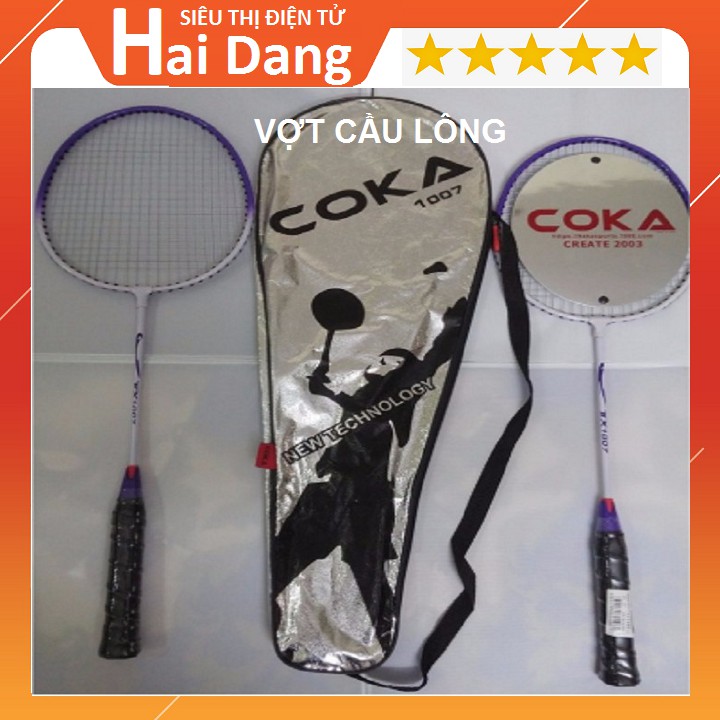 Bộ 2 Vợt Cầu Lông Cao Cấp COKA 1007