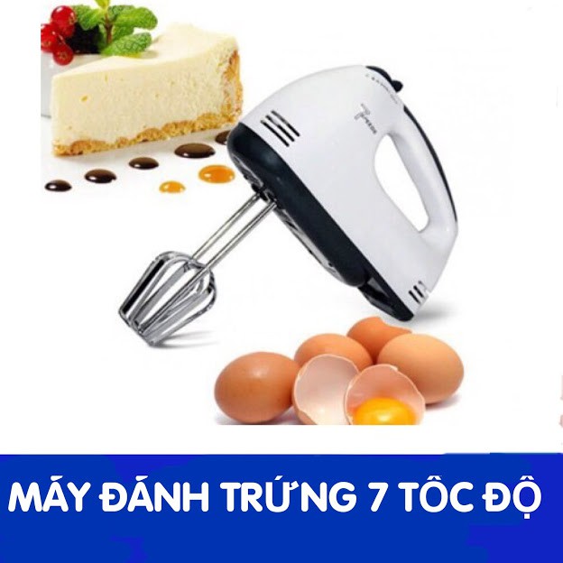 Máy đánh trứng cầm tay 7 tốc độ