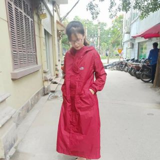 Áo mưa măng tô không khóa, có khóa